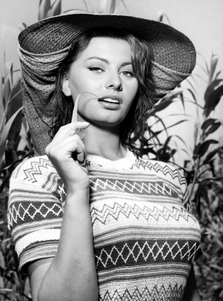 Sweater Girl Sophia Loren La donna del fiume aka Woman of the River