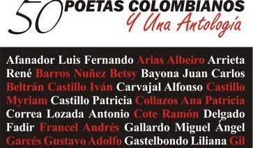 50 libros de poetas colombianos y una antología