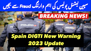 Spain DIGTI New Warning 2023 Update