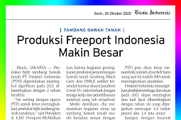 Freeport Indonesia's Production Increases