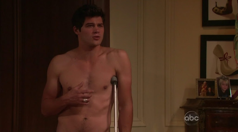 Trent Garrett Shirtless in All My Children 20110615