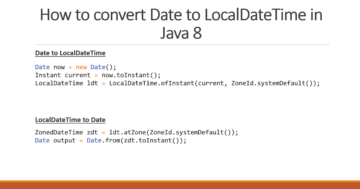 Java67 How To Convert Date To Localdatetime In Java 8 Example Tutorial Java67 How To Convert Date To Localdatetime In Java 8 Example Tutorial