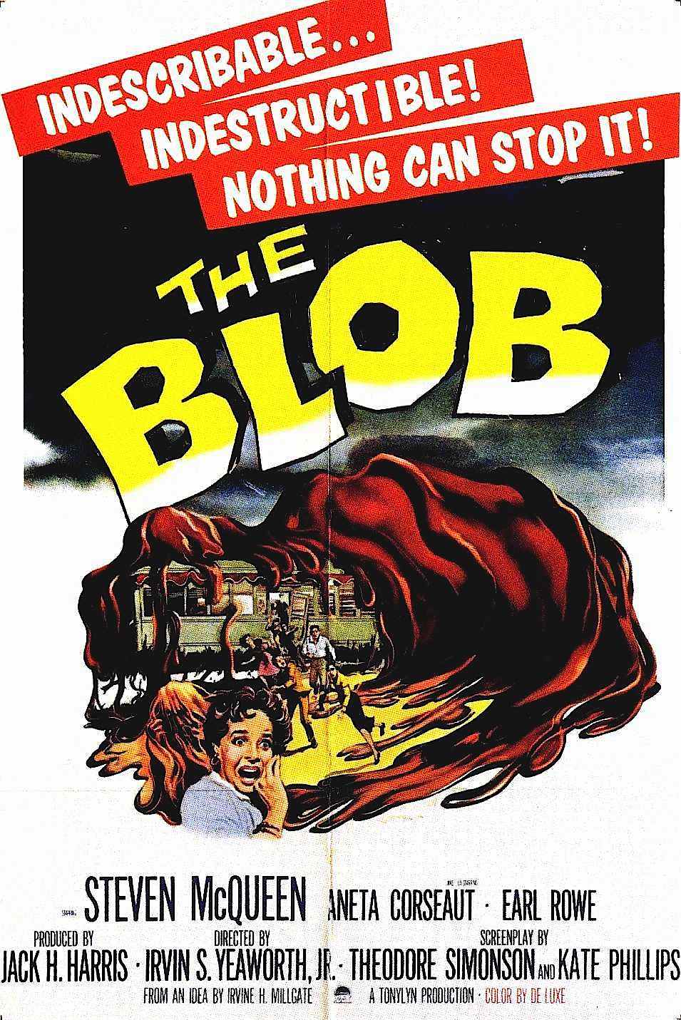 1958 low cinema The BLOB Steve McQueen