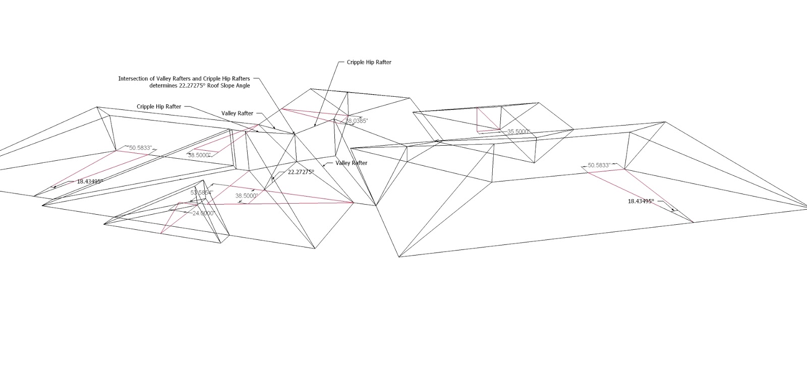 Roof Framing Geometry Roof Design using Dachausmittlung