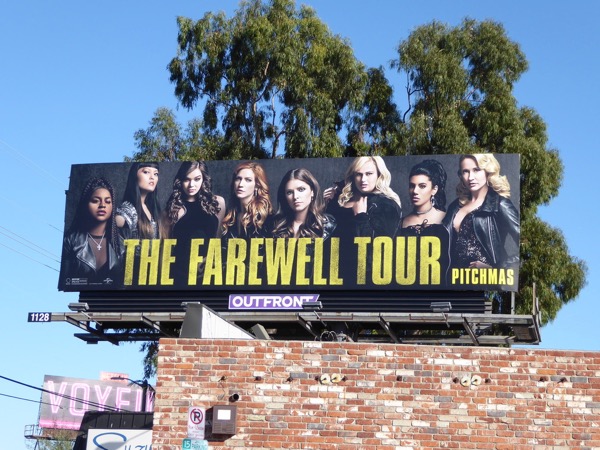 Pitch Perfect 3 movie billboard