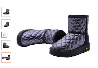 Loans Secured MOOLECOLE Winter New Vogue Thicker Flat Non-Slip Female Short Warm Boots(8 B(M)US,purple)