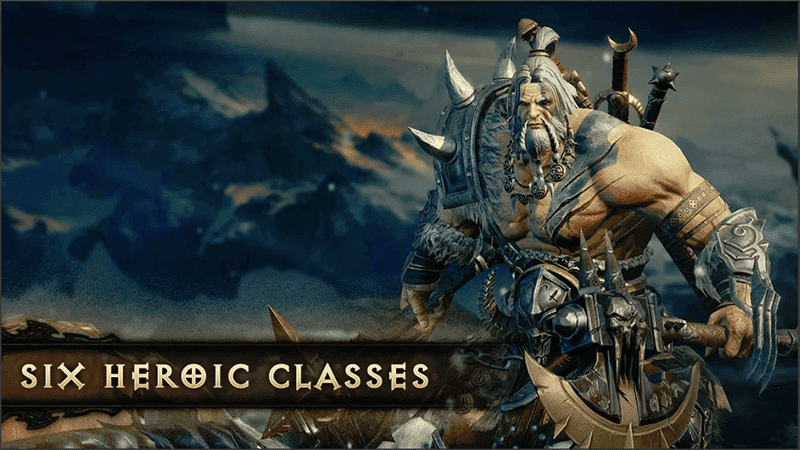 Play one of the 6 classes available!