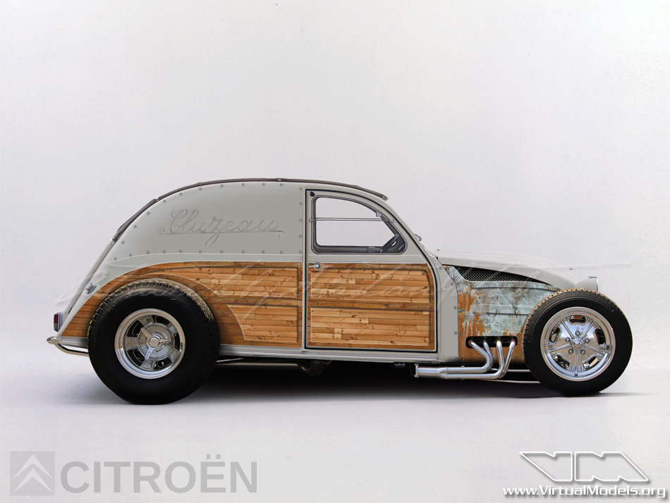 Citroen 2CV Hot rod V8