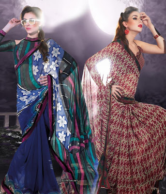 Party Wear Jacquard Saree Collection 