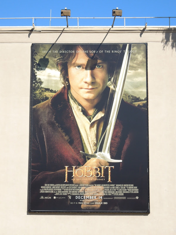 Hobbit An Unexpected Journey movie billboard