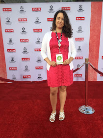 Raquel Stecher at the 2016 TCM Classic Film Festival red carpet