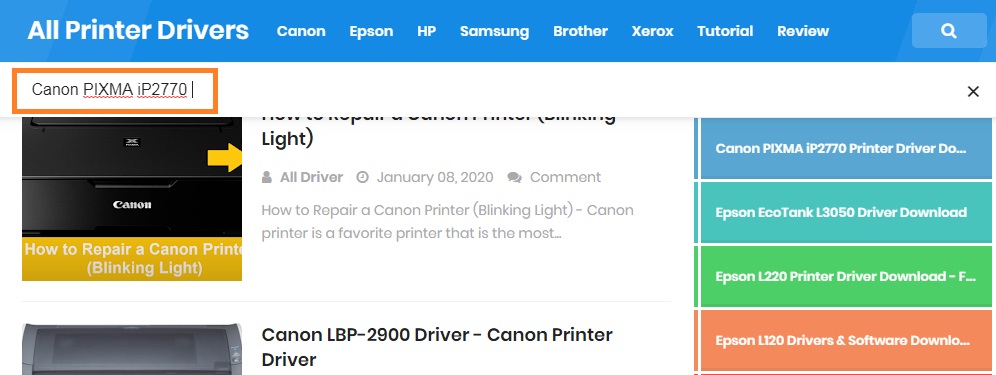 How To Download And Install Canon Printer Drivers - All ...