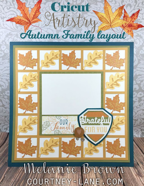 Cricut Artistry Autumn Family layout