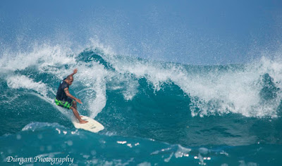 Julian Shiroma in an Ergo at Kamoa Point, Holualoa Bay