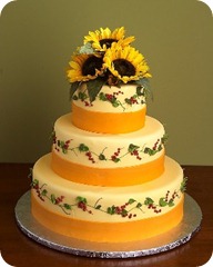 Sunflower cake