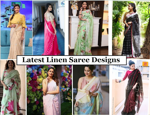 Lines saree designs