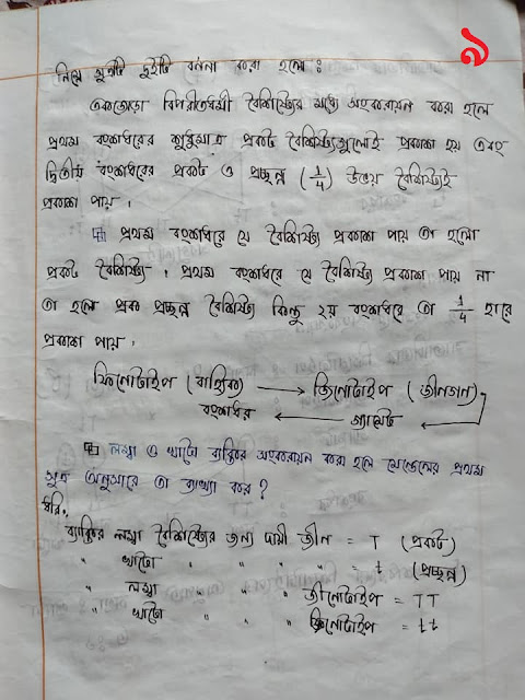 SSC Biology Chapter 12 Hand Note