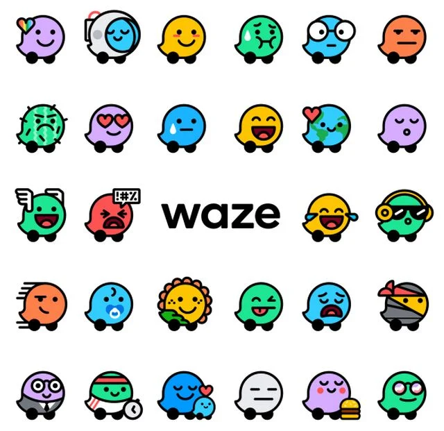 Waze actualiza estados de ánimo y colores en la ruta