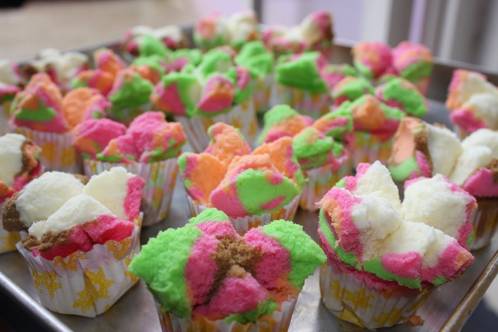 Resep Kue Bolu Kukus Pelangi