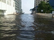 SE SALE EL MAR EN ACAPULCCO; DAÑOS A ENRAMADA EN LA BONFIL