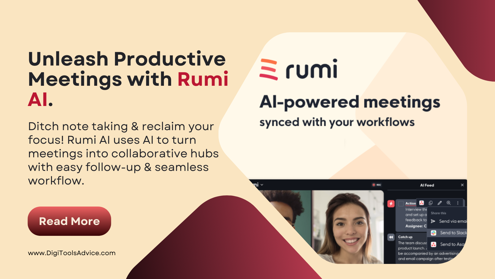 Unleash Productive Meetings with Rumi AI.