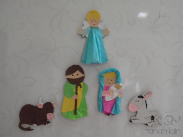 Imanes de papel para decorar en navidad