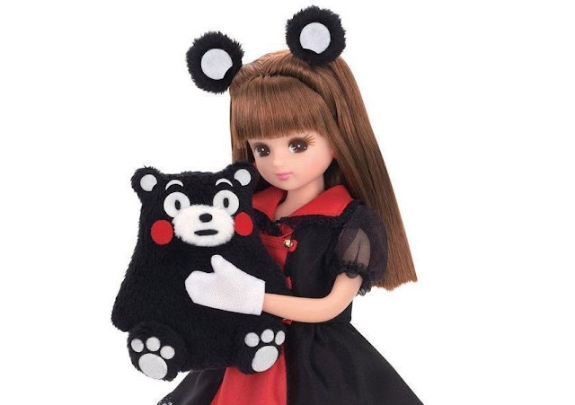 boneca Licca-chan versão Kumamon