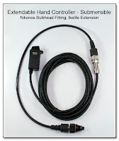 CP1094: Extendable Hand Controller - Submersible (Nikonos Bulkhead Fitting, Ikelite Extension