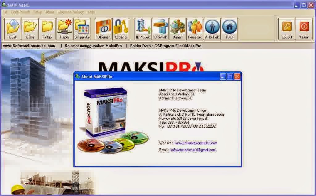 Download MAKSIPro Software Manajemen Kontruksi dan 