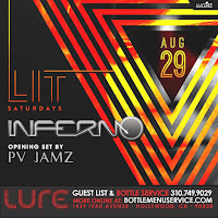 Lure Nightclub Saturday August 29