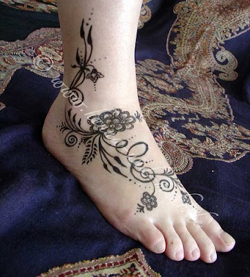 Tribal Flower Tattoo Designs 