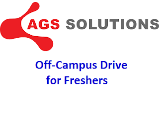 AGS Solutions freshers jobs