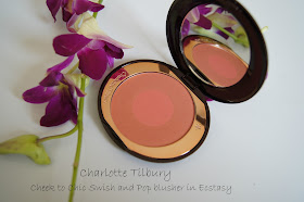 Charlotte Tilbury Cheek to Chic Swish and Pop blusher in Ecstasy