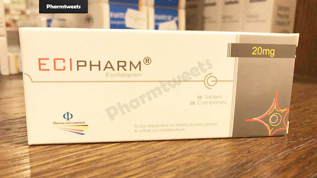 دواء إسيتالوبرام Escitalopram. واسمه التجاري ECIPHARM 10mg ,20mg