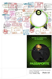 Cat Noir Free Printable Passport.