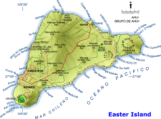 Mapas da Ilha de Páscoa