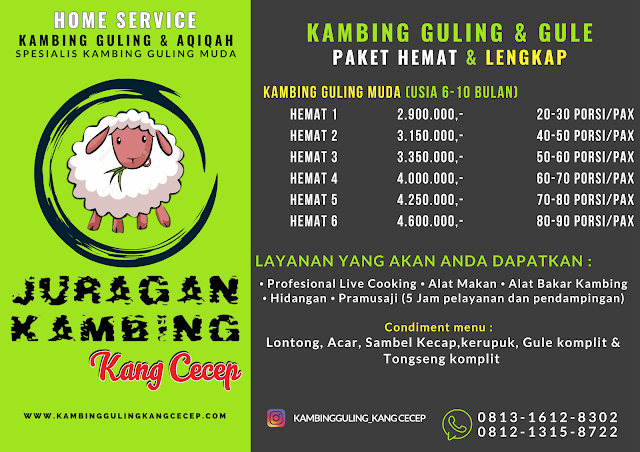Kambing Guling Cimahi | Home Service 081213158722