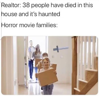 Horror Movies Meme by @thegoodwitchthebadwitch on Instagram