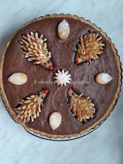 Crostata pere e cioccolato