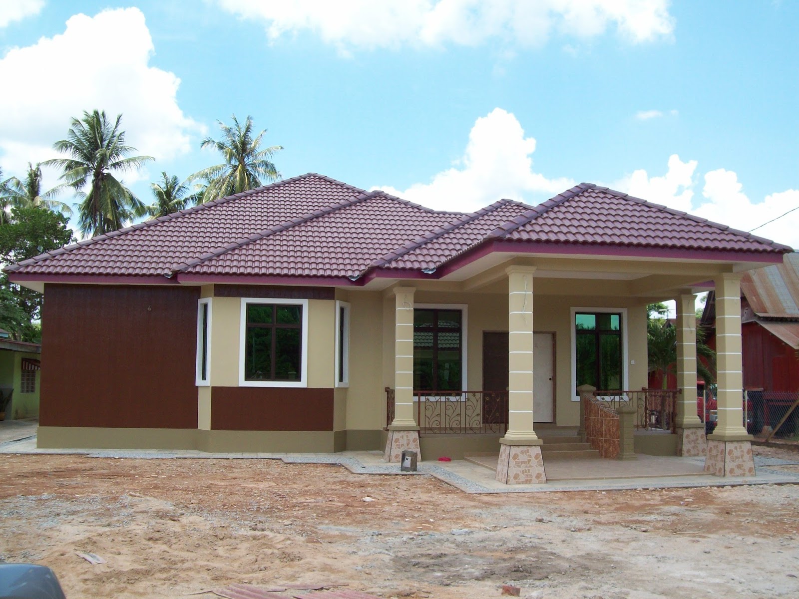  Rumah  Banglo Satu  Tingkat  Di Serkam Pantai Bina Rumah  Idaman