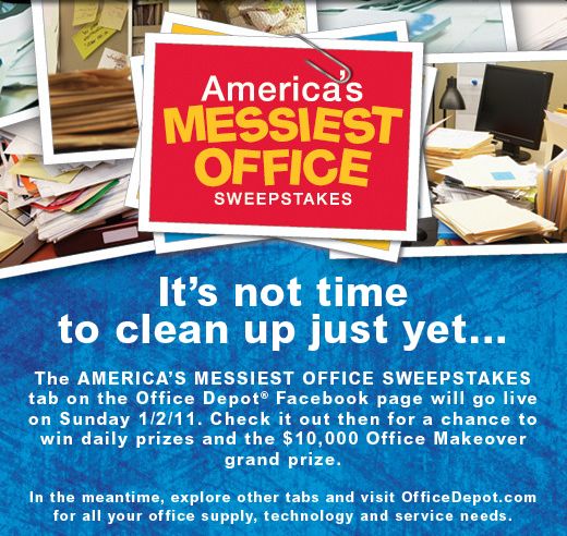 office depot. Office Depot Facebook Contest: