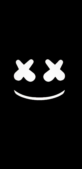 Marshmello Black White