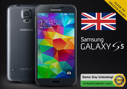 Factory Unlock Code for Samsung Galaxy S5 Any UK Network