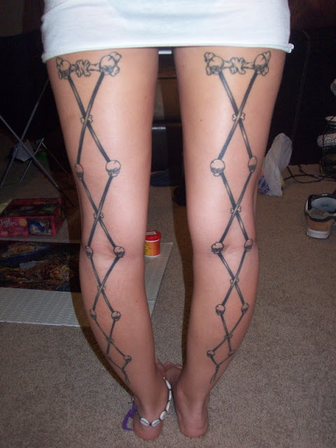 leg tattoo