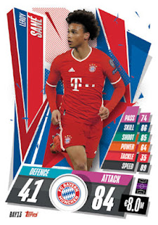 Topps Match Attax 2020-2021 FC Bayern München Set