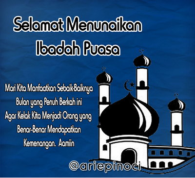 Selamat Menjalankan Ibadah Puasa Ramadhan 2016 ^ - Arie 