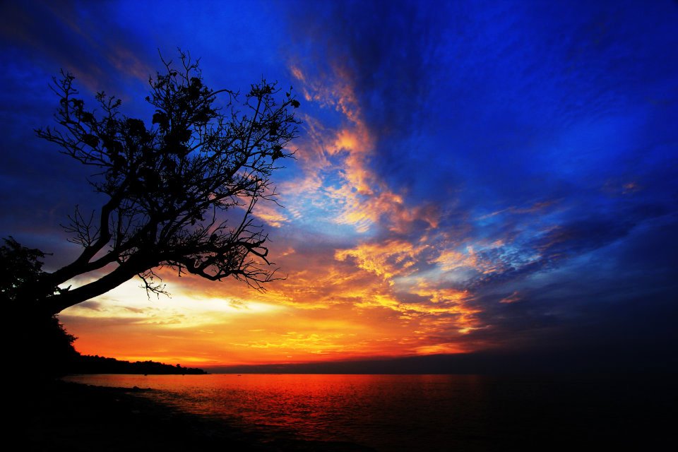 Panorama Pulau Timor Sunset  Pantai Aufuik Atambua