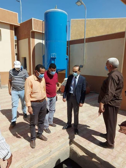نائب محافظ سوهاج يتفقد مشروعات حياة كريمة بقرية عرابة أبو الدهب