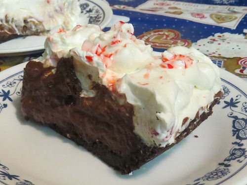 chocolate peppermint pie