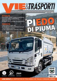 Vie&Trasporti 828 - Aprile 2019 | ISSN 0393-8077 | CBR 96 dpi | Mensile | Professionisti | Trasporti | Prove su Strada
Il settore dei trasporti e le sue problematiche, proposto con un taglio giornalistico e moderno. Attualità e informazione si uniscono a inchieste e a momenti di relax che rendono la lettura immediata e accattivante. In ogni numero, novità di prodotto e prove su strada. Vie&Trasporti vi aspetta ogni mese nelle edicole selezionate e nelle aree di servizio.